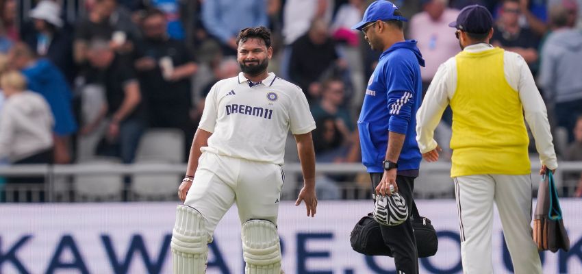 Pant Fights Injury Scores 54 in Gutsy Comeback