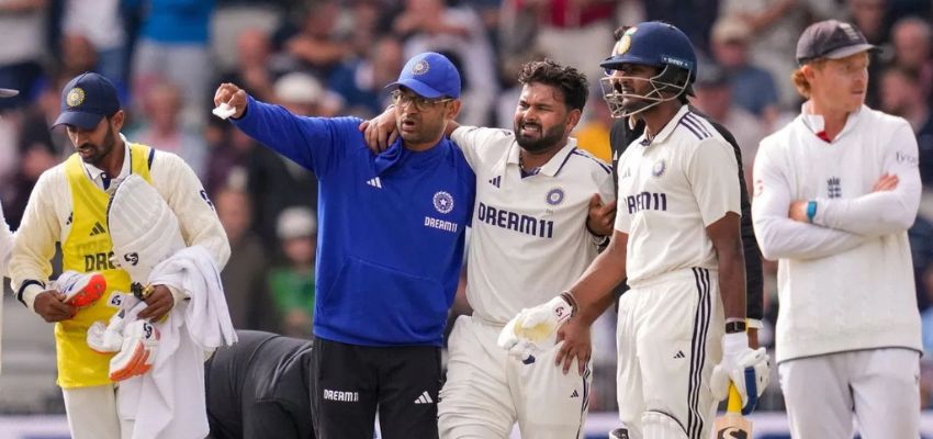 Rishabh Pant Bats With Fractured Foot, Scores 54 Runs